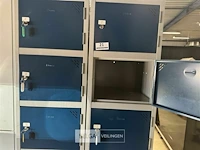 2x 6-vaks lockerkast met sleutels - afbeelding 4 van  5