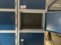 2x 6-vaks lockerkast met sleutels - afbeelding 5 van  5