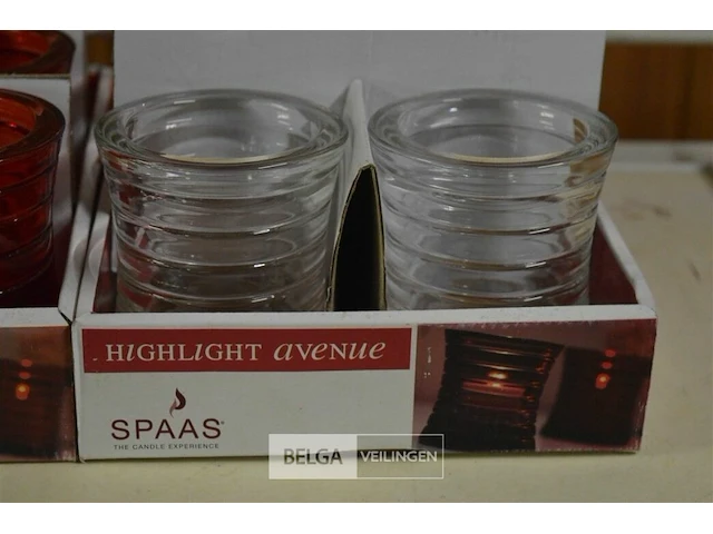 2x 6st spaas theelichthouders - afbeelding 3 van  3