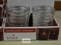 2x 6st spaas theelichthouders - afbeelding 3 van  3