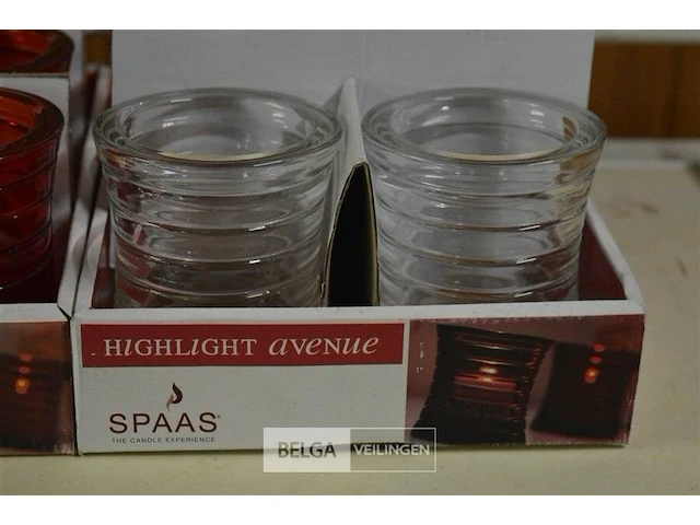 2x 6st spaas theelichthouders - afbeelding 3 van  3