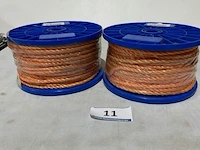 2x 70 meter polypropyleen touw diameter 6mm - afbeelding 1 van  3