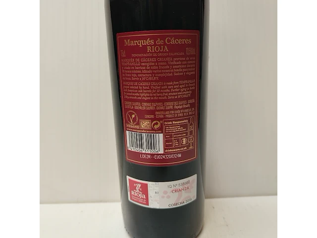 2x 75cl marqués de cáceres - afbeelding 4 van  4