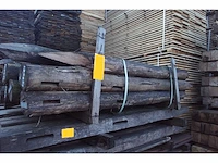 2x acacia hoekpaal - afbeelding 1 van  4