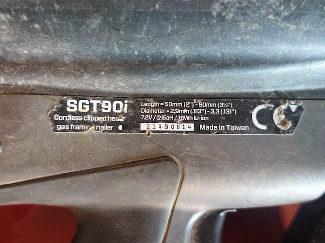 2x accu nagelschieter senco - afbeelding 5 van  5