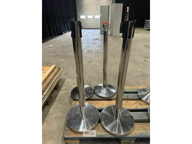 2x afzetpaal met lint ± h 95cm - afbeelding 2 van  2