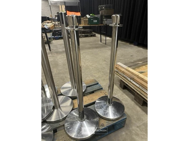 2x afzetpaal voor afstandketting ± h 90cm - afbeelding 2 van  2