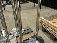 2x afzetpaal voor afstandketting ± h 90cm - afbeelding 2 van  2