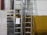 2x alu 3delige ladder - afbeelding 2 van  2