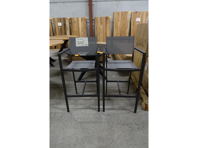 2x alu barstoel gescova - afbeelding 1 van  3