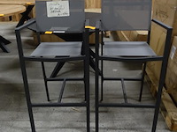 2x alu barstoel gescova - afbeelding 1 van  3