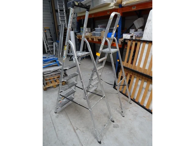 2x alu trapladder - afbeelding 2 van  4