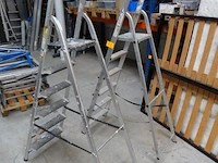 2x alu trapladder - afbeelding 2 van  4