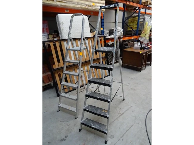 2x alu trapladder - afbeelding 4 van  4