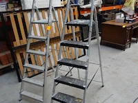 2x alu trapladder - afbeelding 4 van  4