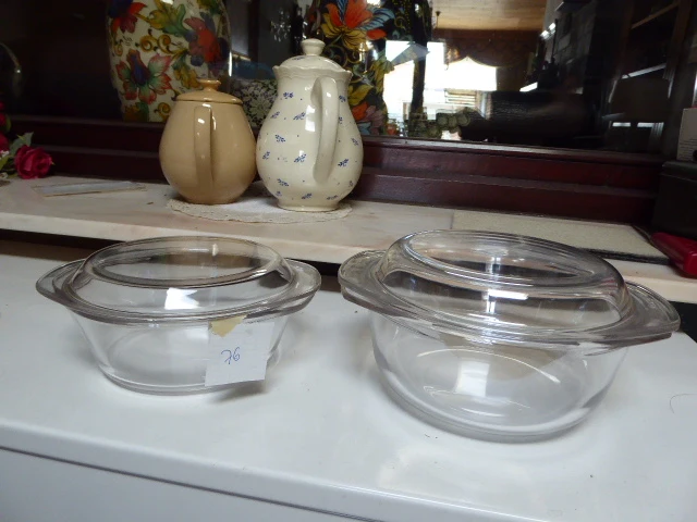 2x arcopal pot met deksel - afbeelding 1 van  3