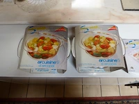 2x arcopal pot met deksel - afbeelding 2 van  3