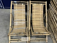 2x bamboe ligzetel - afbeelding 1 van  4