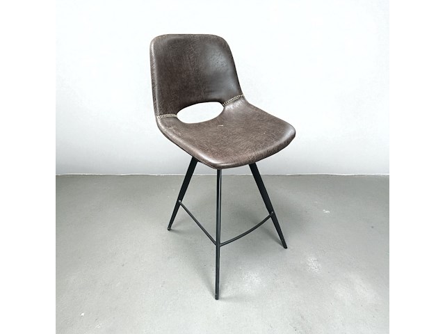 2x barstoel antraciet opening - afbeelding 1 van  1