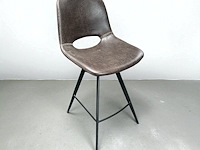 2x barstoel antraciet opening - afbeelding 1 van  1