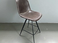 2x barstoel antraciet - afbeelding 1 van  1