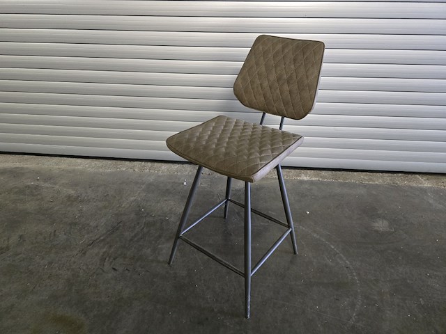 2x barstoel bruin (draaibaar 180 graden) - afbeelding 1 van  6