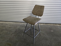 2x barstoel bruin (draaibaar 180 graden) - afbeelding 1 van  6