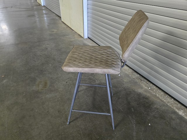 2x barstoel bruin (draaibaar 180 graden) - afbeelding 3 van  6