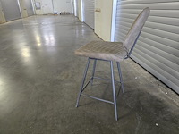 2x barstoel bruin (draaibaar 180 graden) - afbeelding 4 van  6