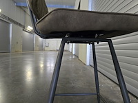 2x barstoel bruin (draaibaar 180 graden) - afbeelding 6 van  6