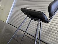 2x barstoel grijs (draaibaar 180 graden) - afbeelding 6 van  6