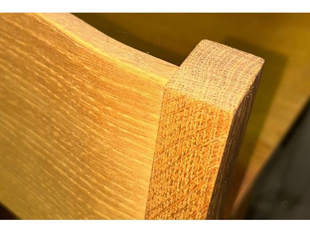 2x barstoel massief eik - afbeelding 3 van  4