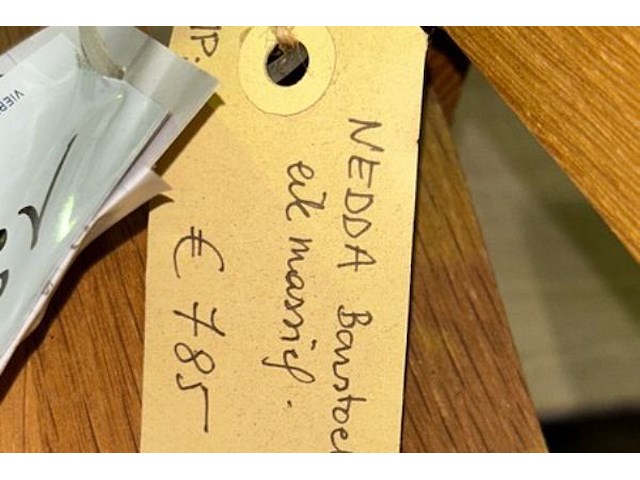 2x barstoel massief eik - afbeelding 4 van  4