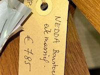 2x barstoel massief eik - afbeelding 4 van  4