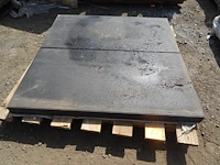 2x beton tegel - afbeelding 1 van  1