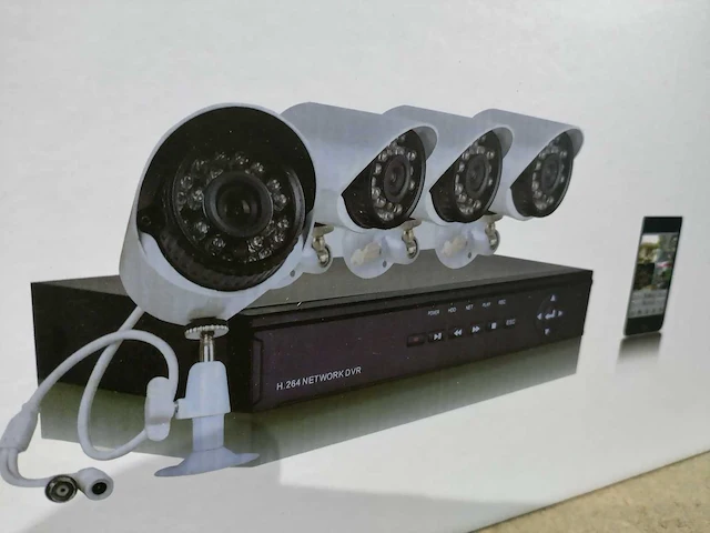 2x beveiligingscamera cctv-4 - afbeelding 2 van  3