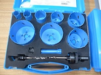 2x bi-metal holesaw kit yphs13k/gnl, 12 piece kit - afbeelding 3 van  4