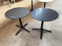 2x bistro tafel nero - dia 680mm - afbeelding 1 van  3