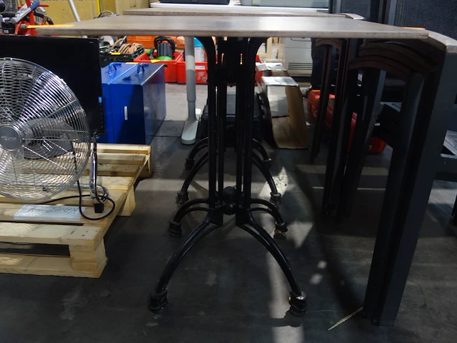 2x bistrotafel + 6x terrasstoel - afbeelding 2 van  7