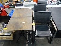 2x bistrotafel + 6x terrasstoel - afbeelding 4 van  7