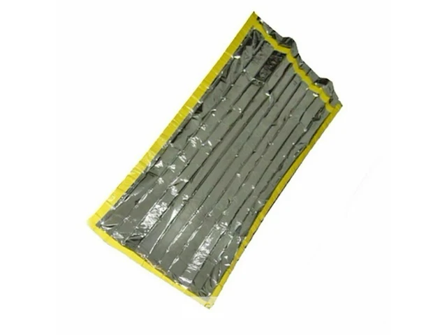 (2x) bpg thermische noodslaapzak zilver 200x100cm - afbeelding 1 van  5