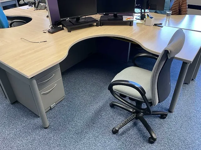2x bureau-combinatie knoll - afbeelding 1 van  11