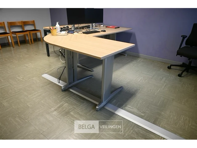 2x bureau met hoekelement - afbeelding 2 van  6