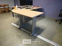 2x bureau met hoekelement - afbeelding 2 van  6