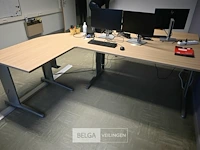 2x bureau met hoekelement - afbeelding 3 van  6