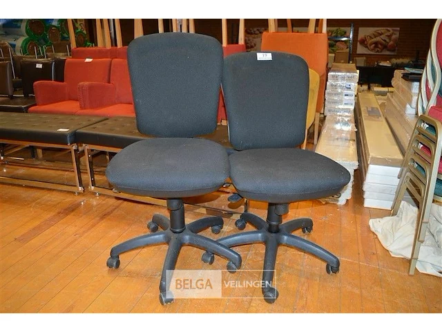 2x bureaustoelen - afbeelding 1 van  4