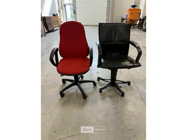 2x bureaustoelen - afbeelding 1 van  4