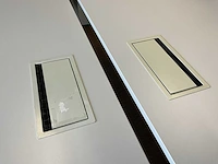 2x bureautafel pami 160x80 vv kabeldoorvoer - afbeelding 5 van  6