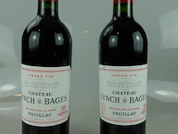 2x chateau lynch bages 2007 - afbeelding 1 van  4