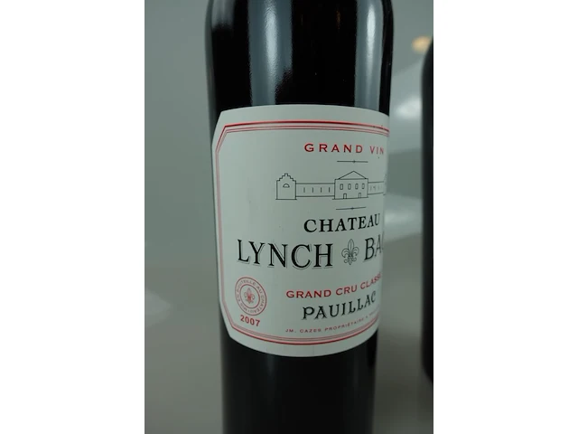 2x chateau lynch bages 2007 - afbeelding 2 van  4